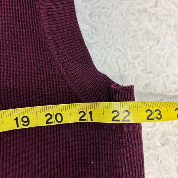 Fairway & Greene Mens XL Burgundy Sleeveless V-Neck Pullover Pima Sweater Vest - Picture 5 of 7